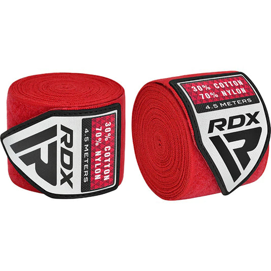 RDX WX 4.5 Fasce da boxe professionali - Rosse