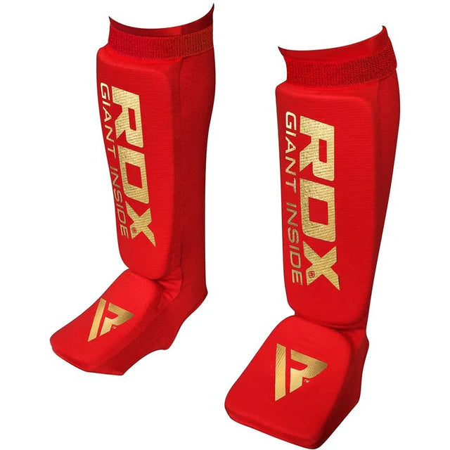 RDX SI Gepolsterte Schienbeinschützer OEKO-TEX® Standard 100 certified - Rot