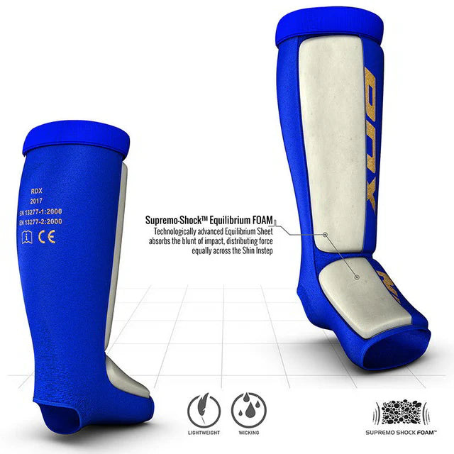 RDX SI Gepolsterte Schienbeinschützer OEKO-TEX® Standard 100 certified - Blau