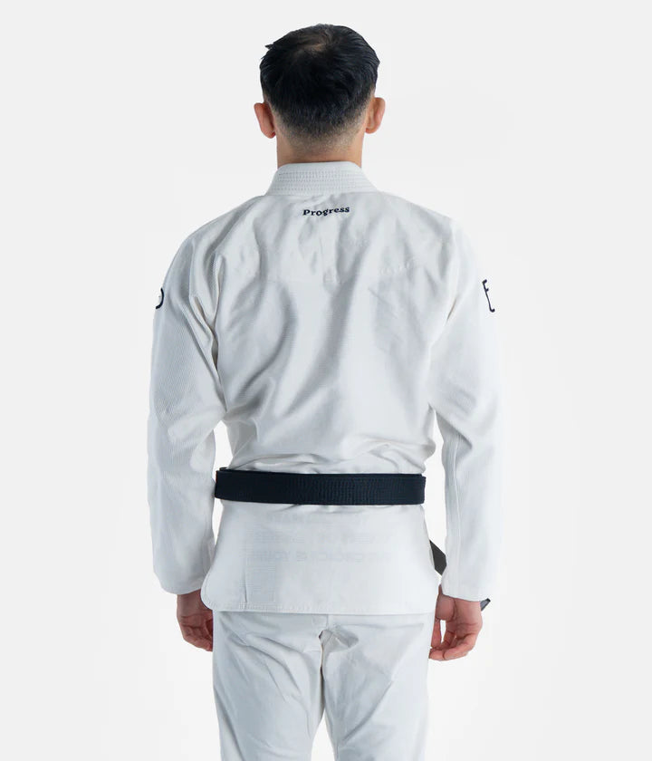 Progress JiuJitsu The Academy Gi - Weiss (mit GRATIS Weissgürtel) - FIGHTWEAR